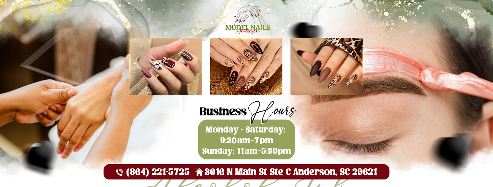Model Nails logo